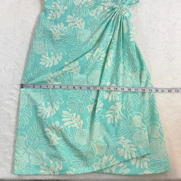 Patagonia Pataloha Dress Womens Sz 4 Organic Cotton True Wrap Smocked Sundress - Picture 11 of 12